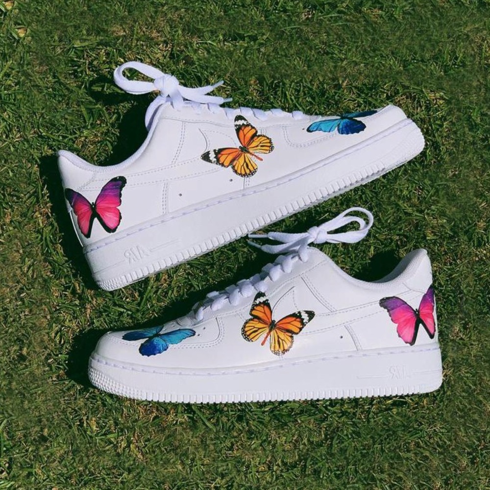 Custom Butterfly Air Force 1